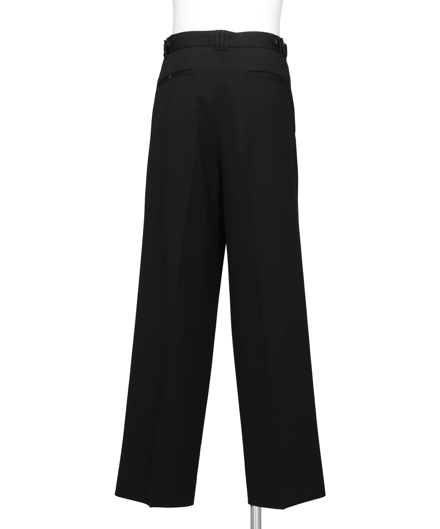 3PLEATED WIDE-LEG TROUSERS