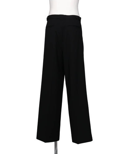 3-PLEATED WIDE-LEG TROUSERS