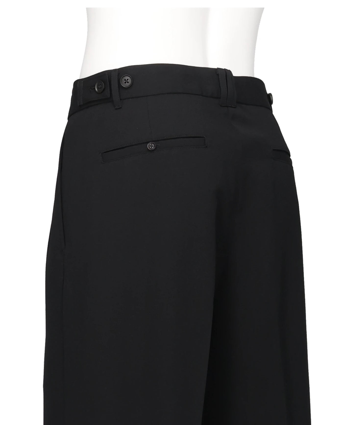 3PLEATED WIDE-LEG TROUSERS