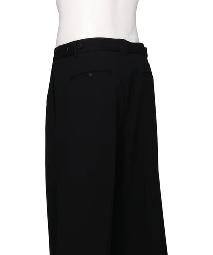 3-PLEATED WIDE-LEG TROUSERS
