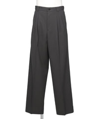 YOKE(ヨーク)3PLEATED WIDE-LEG TROUSERS