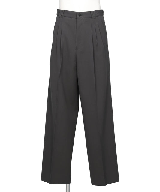 YOKE(ヨーク)3PLEATED WIDE-LEG TROUSERS