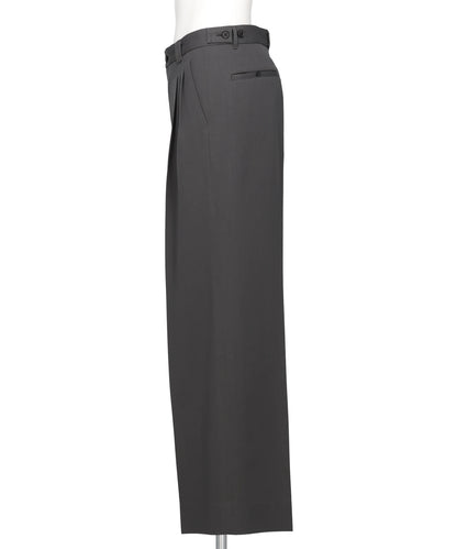 3PLEATED WIDE-LEG TROUSERS