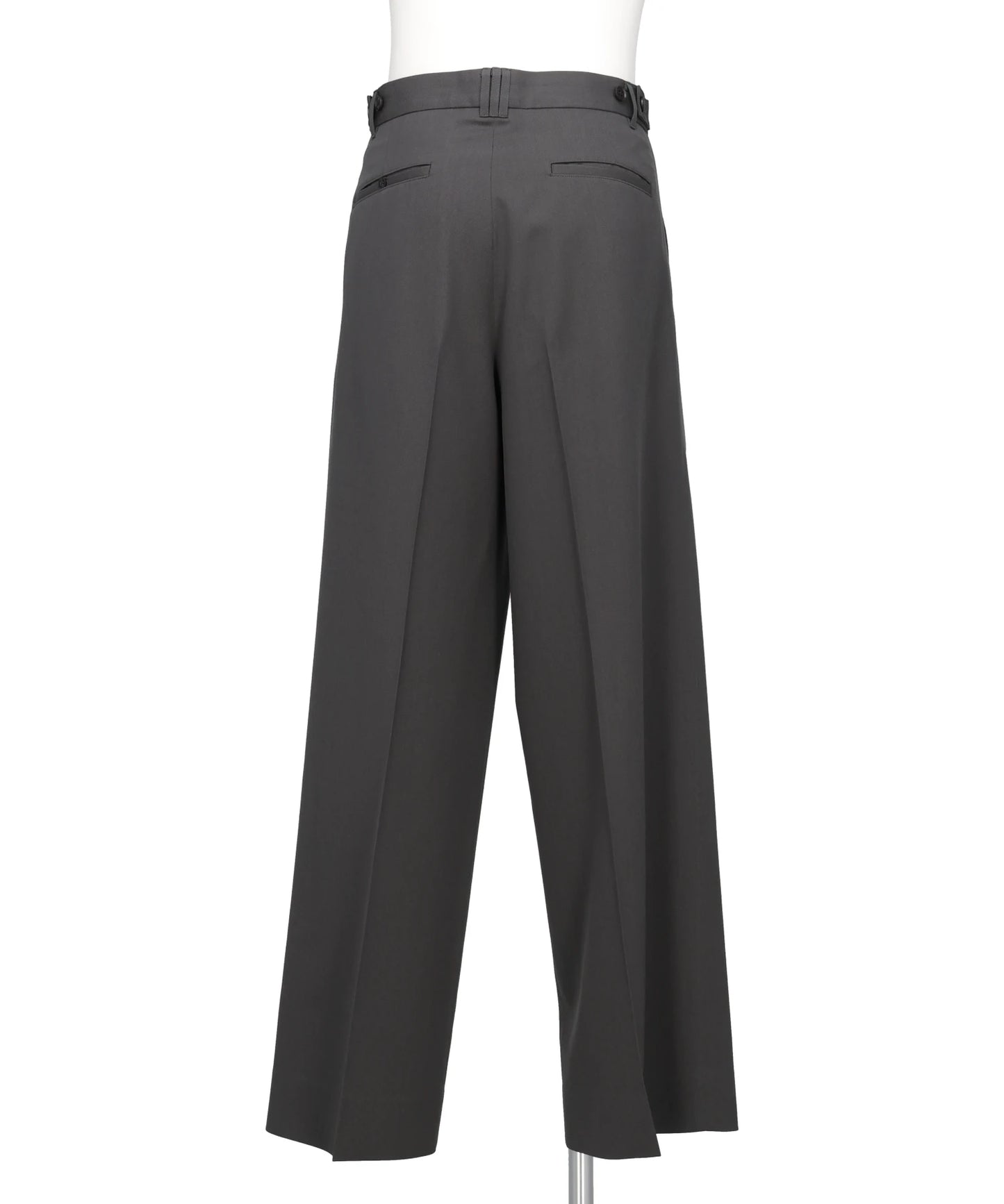 3PLEATED WIDE-LEG TROUSERS