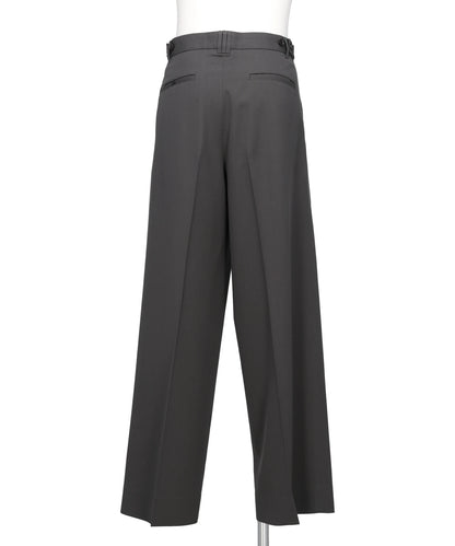 3PLEATED WIDE-LEG TROUSERS