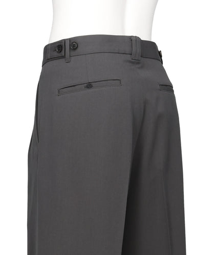 3PLEATED WIDE-LEG TROUSERS