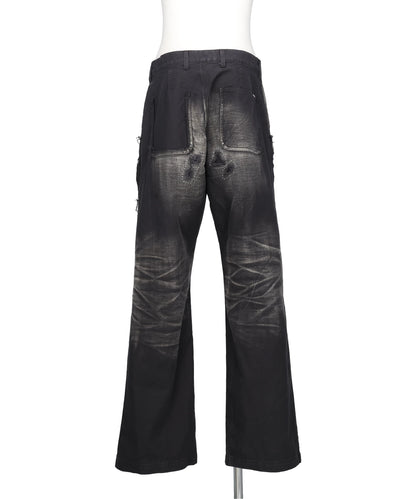 REPAIRED SERGE WORK PANTS