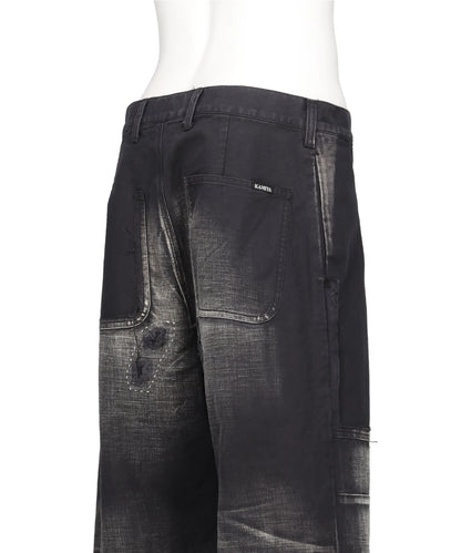 REPAIRED SERGE WORK PANTS