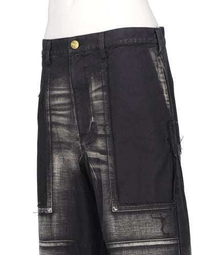 REPAIRED SERGE WORK PANTS
