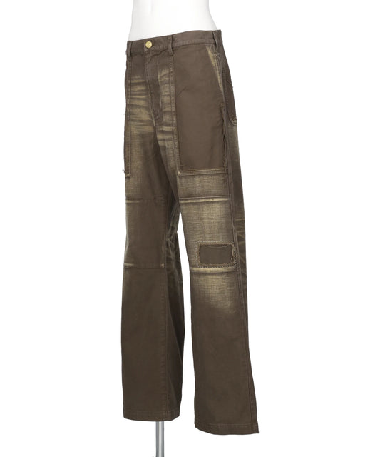 REPAIRED SERGE WORK PANTS