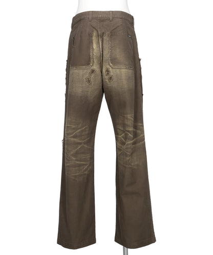 REPAIRED SERGE WORK PANTS