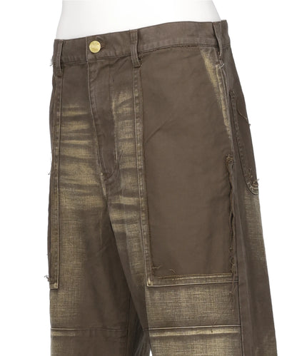 REPAIRED SERGE WORK PANTS