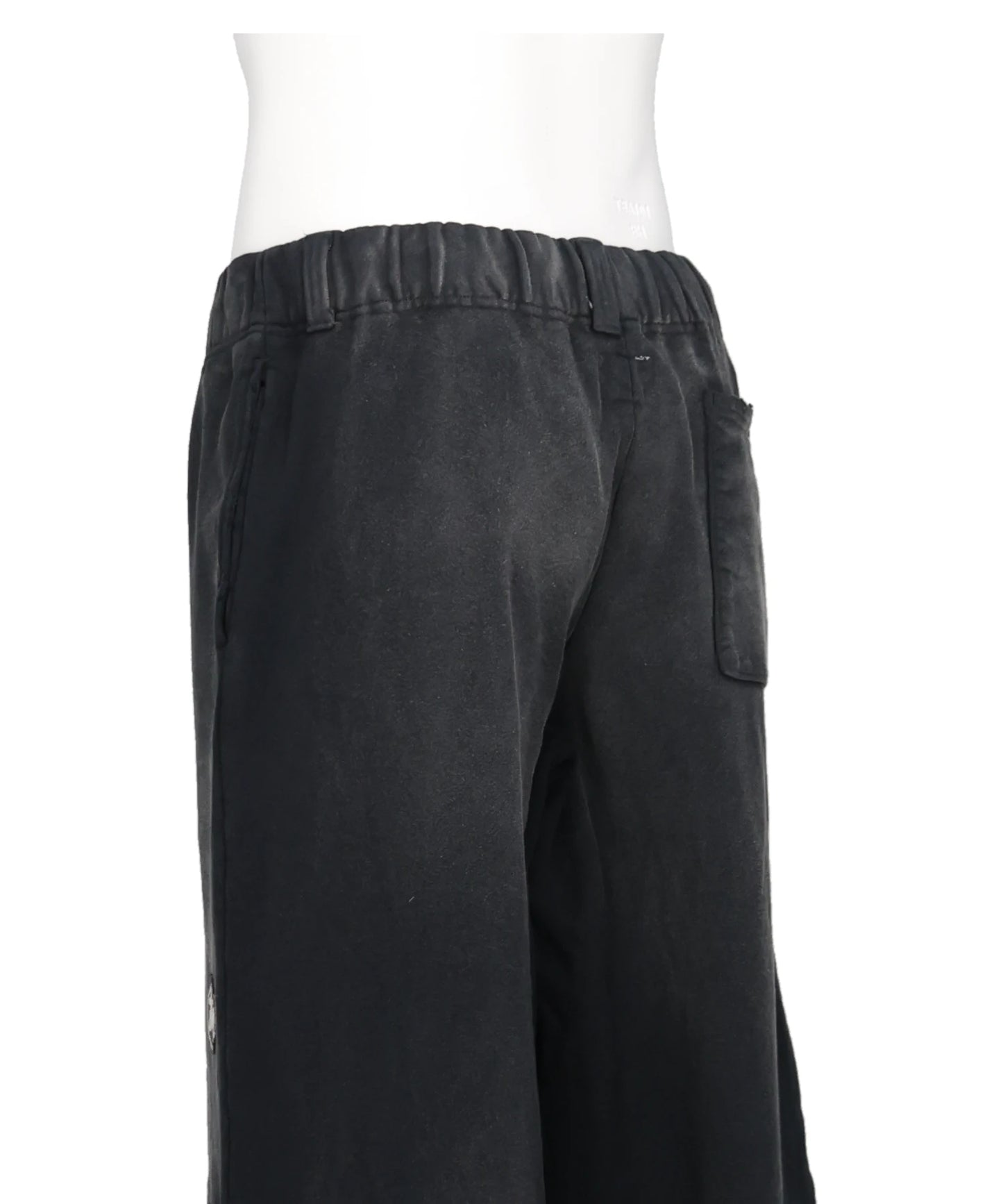 REPAIRED NAME PATCH WIDE SWEAT PANTS