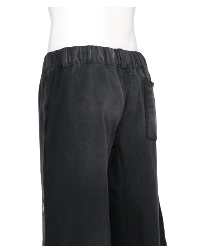 REPAIRED NAME PATCH WIDE SWEAT PANTS