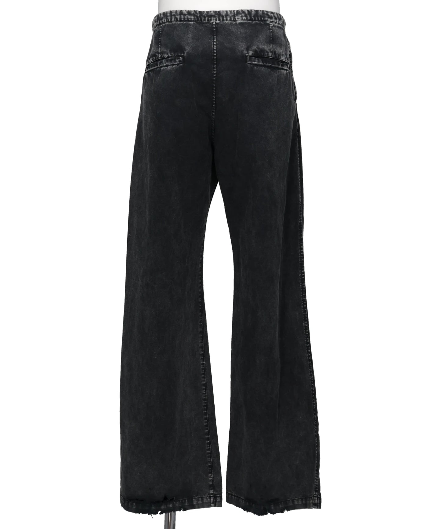 DISTRESSED COTTON LINEN PANTS