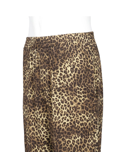 STRAIGHT FIT TRACK PANTS - CHEETAH