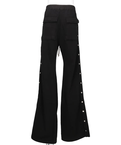WIDE PUSHER PANTS - BLACK