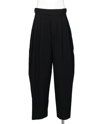 WOOL TROPICAL SIDE STRIPE GURKHA PANTS