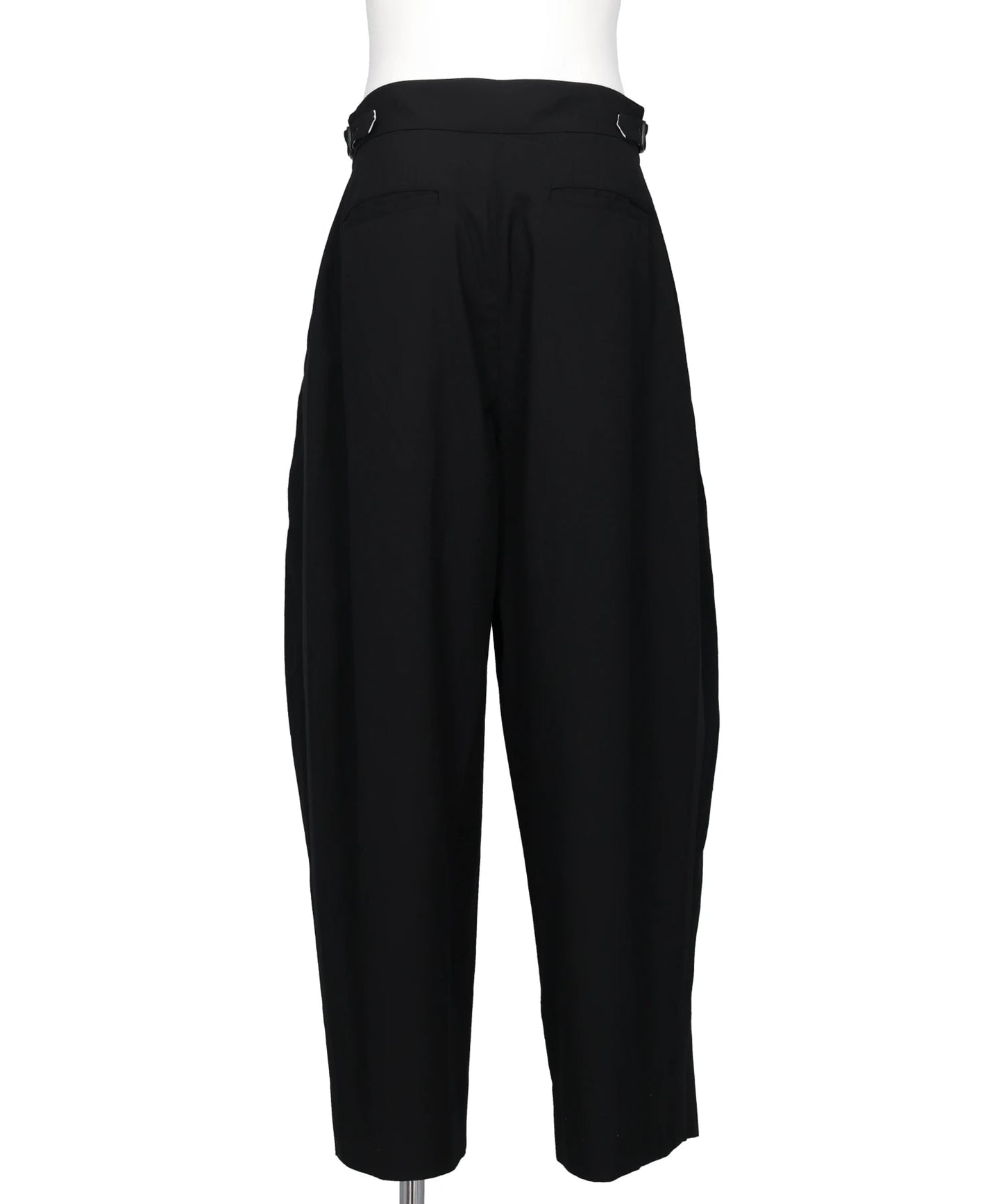 WOOL TROPICAL SIDE STRIPE GURKHA PANTS