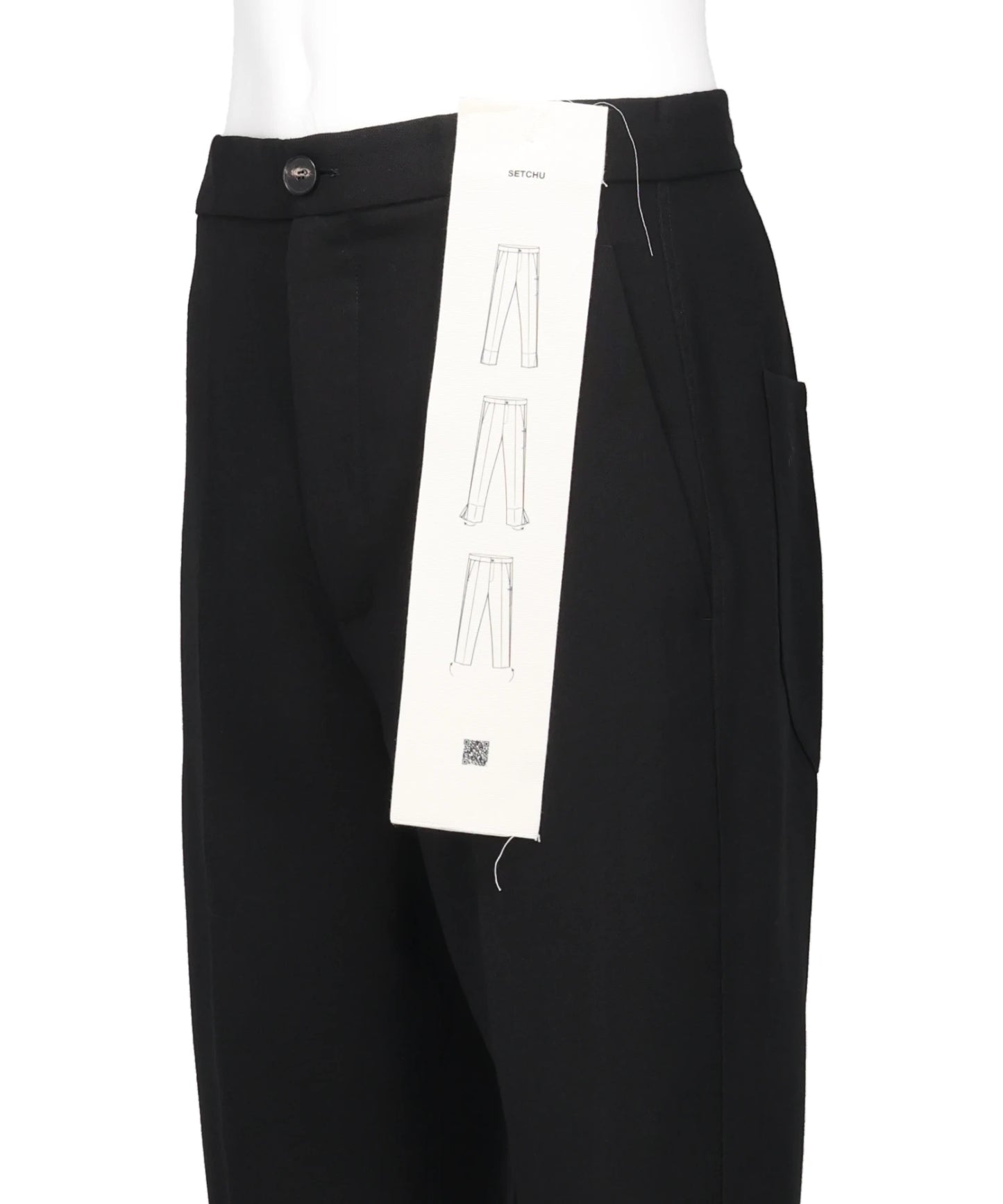 ORIGAMI PANTS MAKISU WOOL