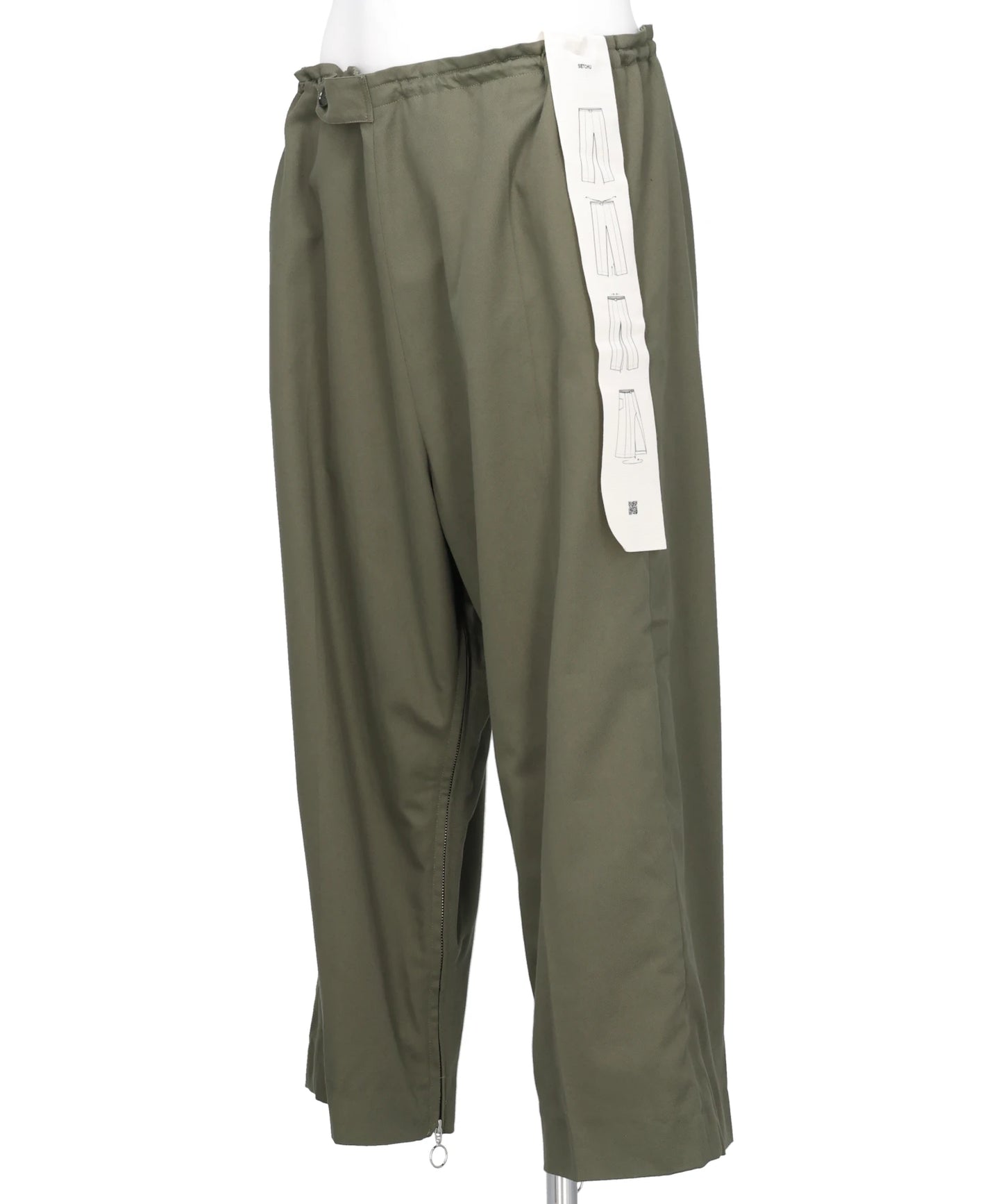 APRON PANTS COTTON CASHMERE