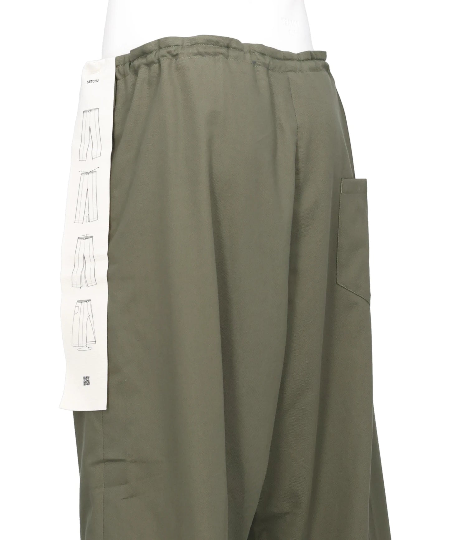 APRON PANTS COTTON CASHMERE