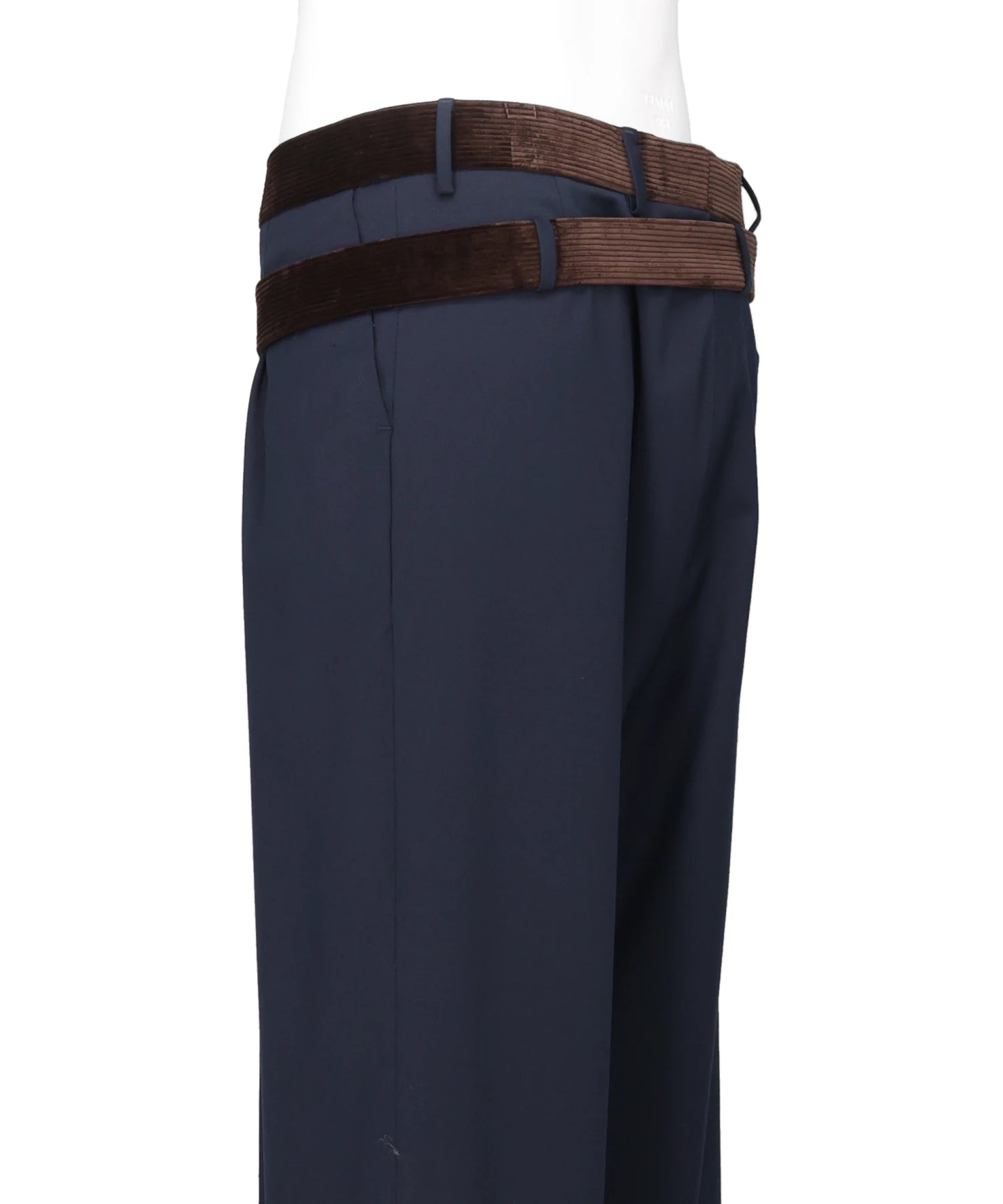 WRAPAROONY TROUSER- NAVY BLU