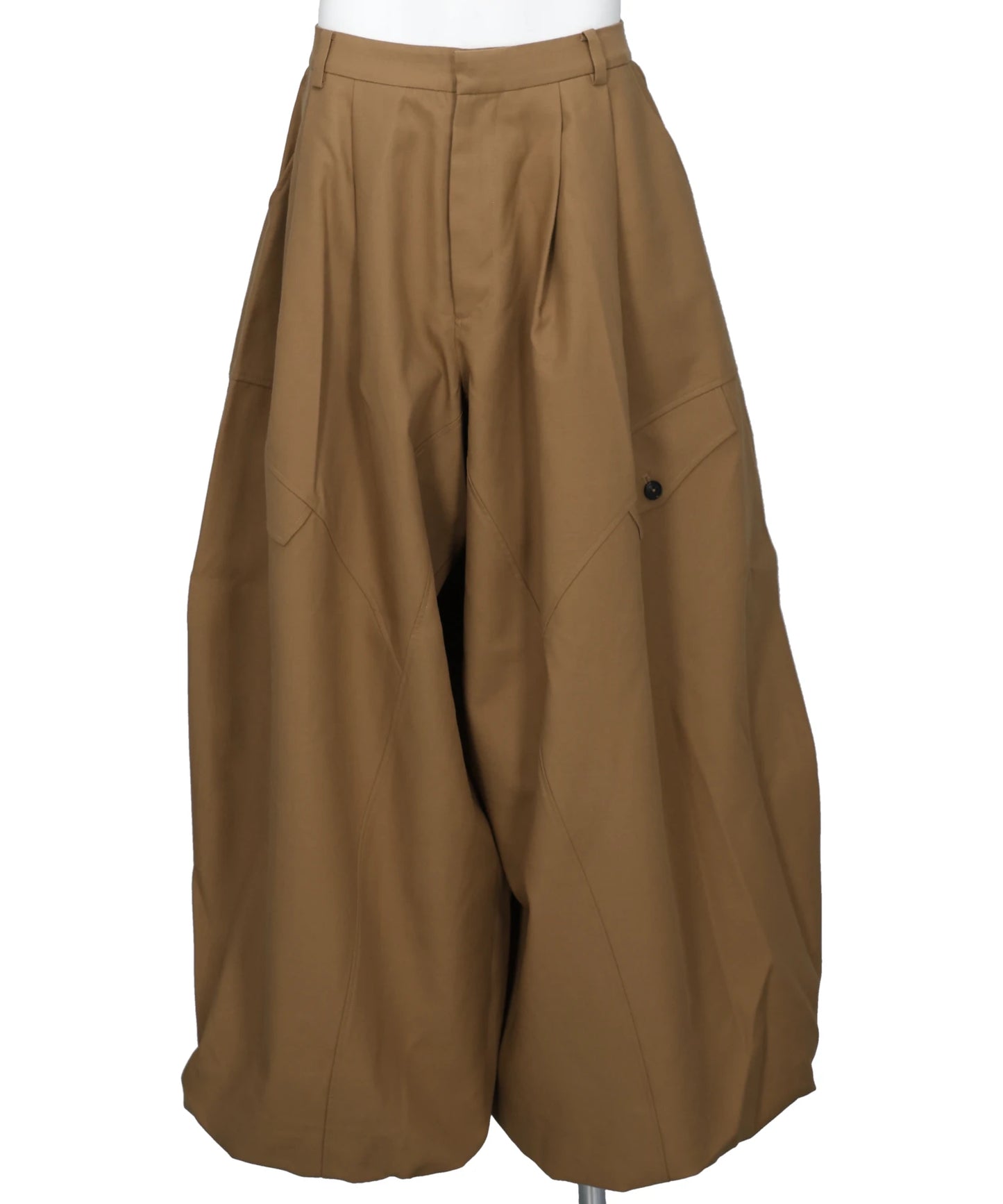 GABARDINE BALLOON TROUSERS