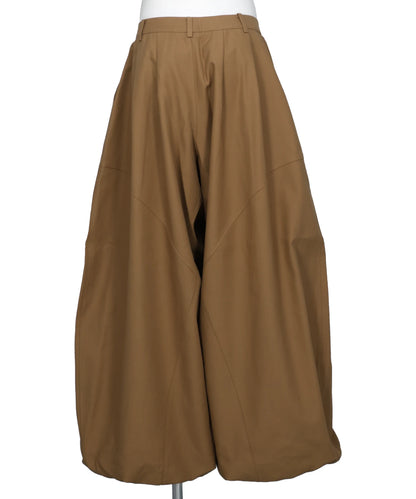 GABARDINE BALLOON TROUSERS
