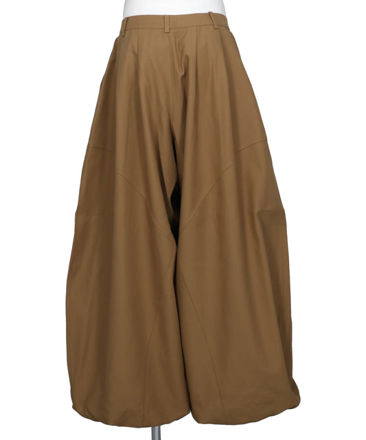GABARDINE BALLOON TROUSERS