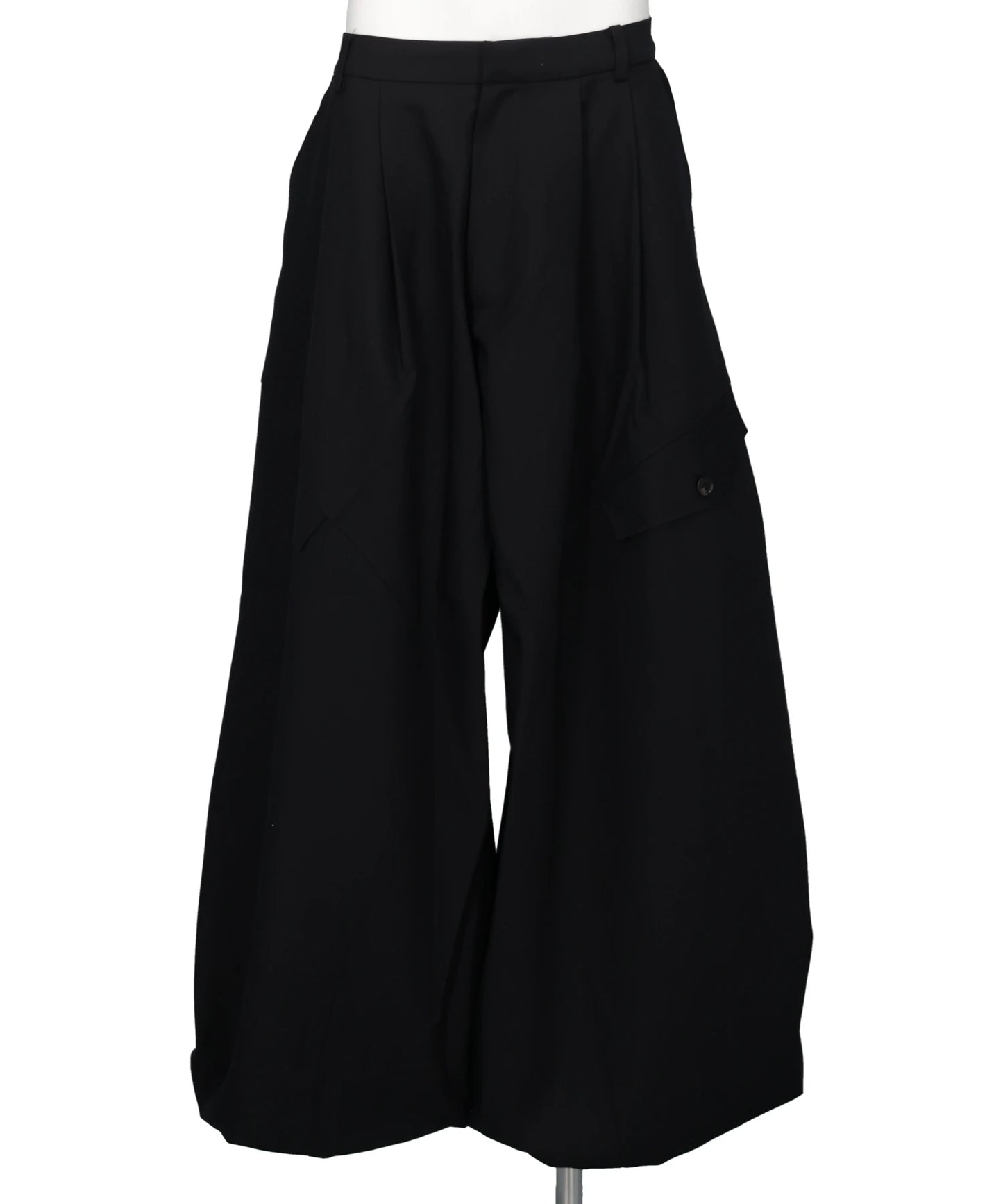 GABARDINE BALLOON TROUSERS