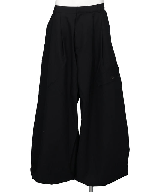 GABARDINE BALLOON TROUSERS