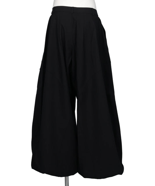 GABARDINE BALLOON TROUSERS