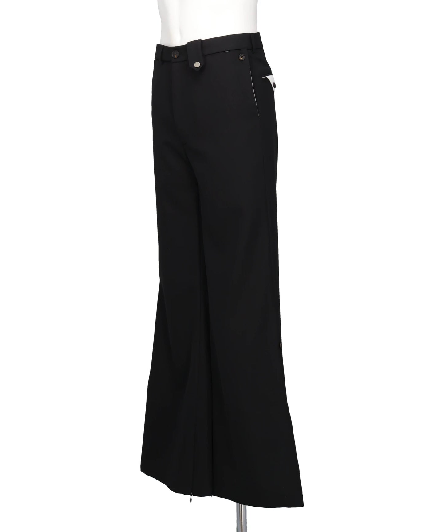 CONTRASTED HEM SUIT PANT