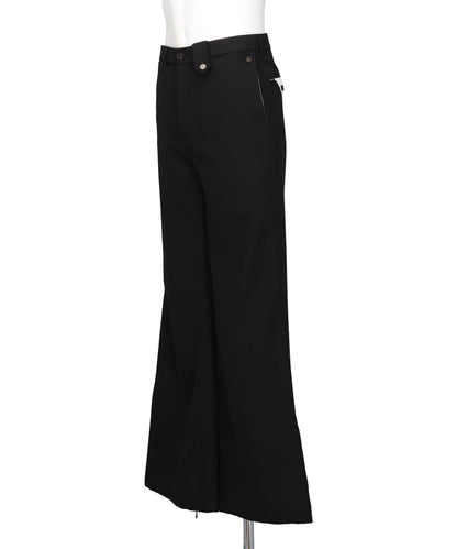 CONTRASTED HEM SUIT PANT