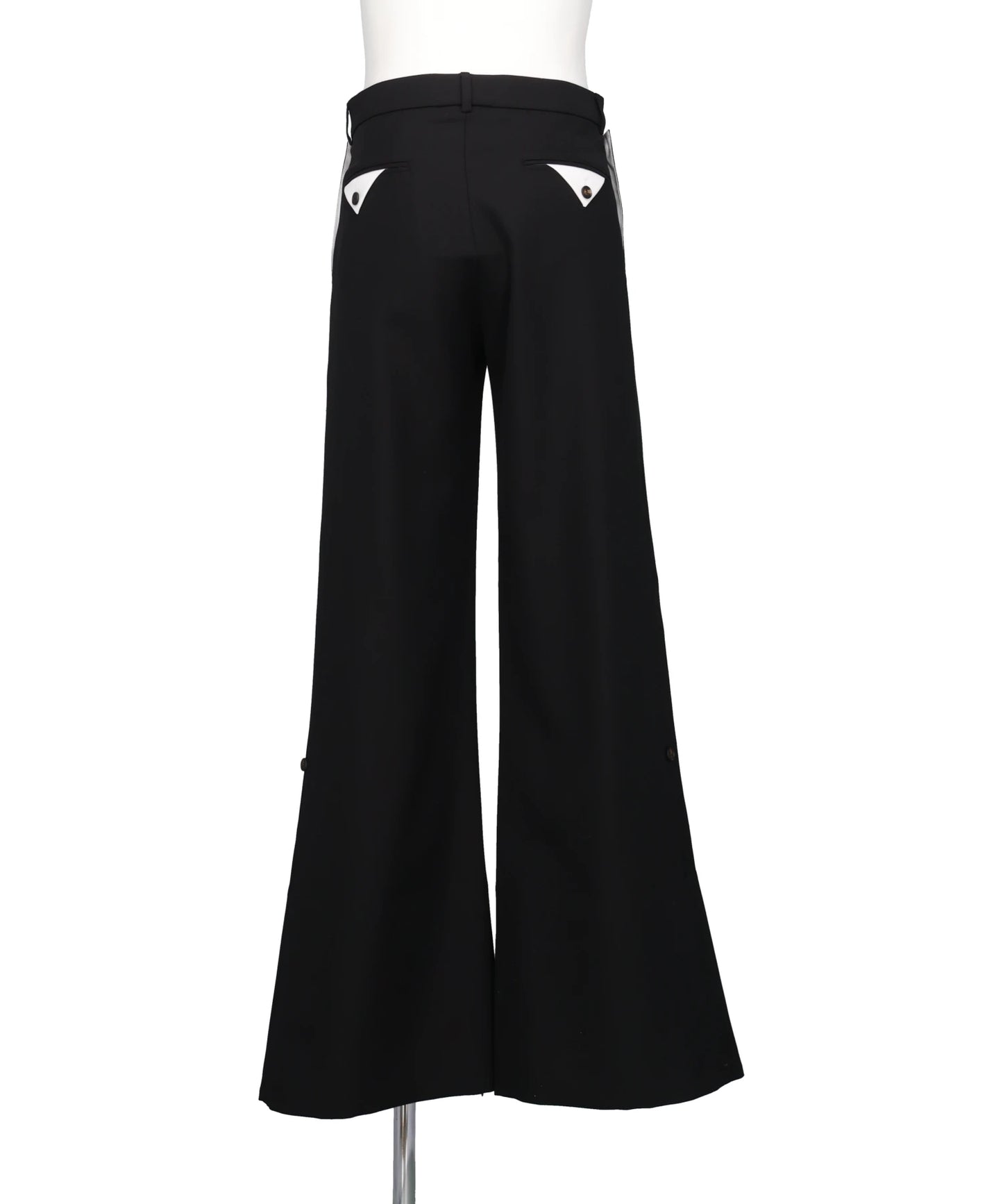 CONTRASTED HEM SUIT PANT