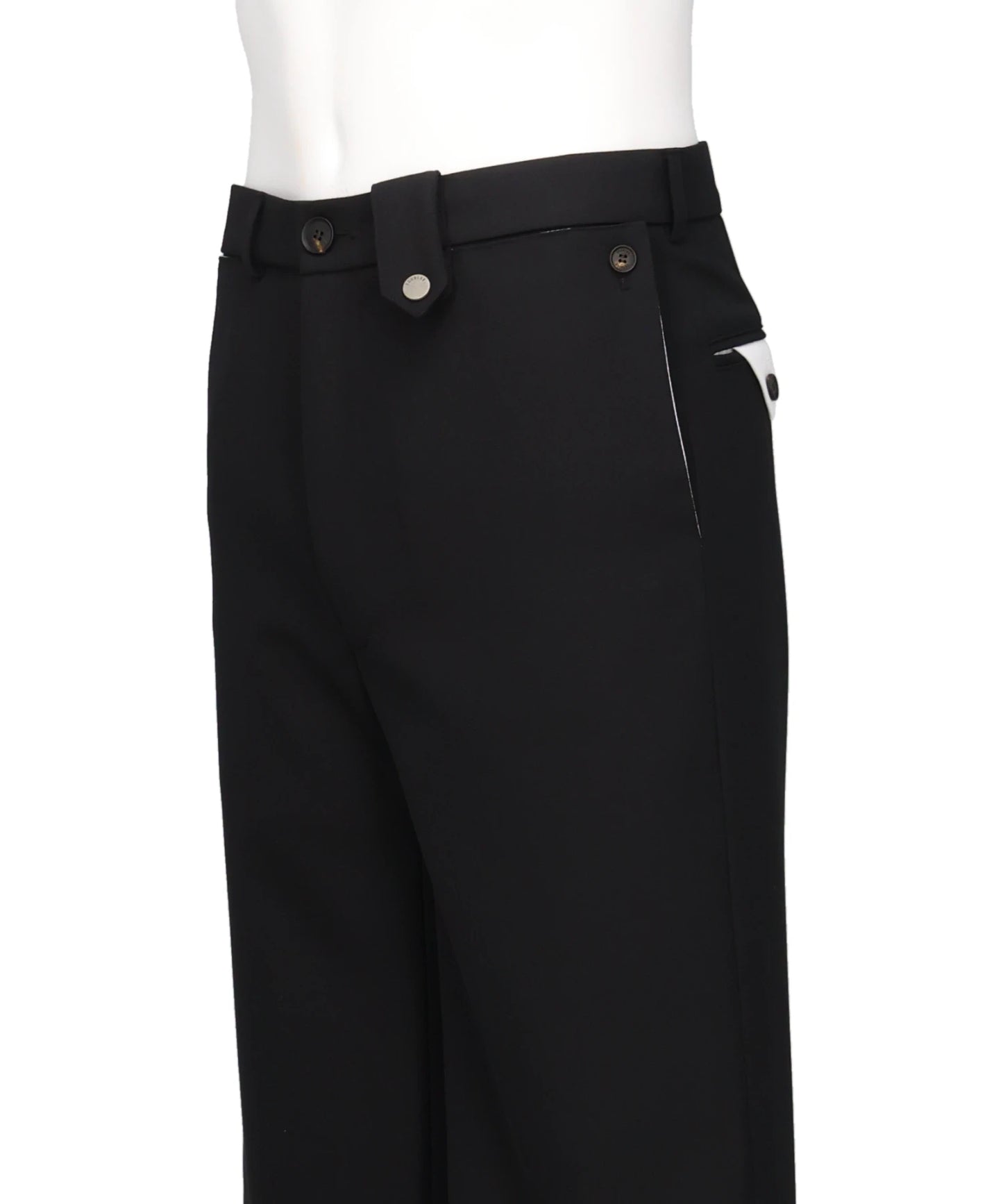 CONTRASTED HEM SUIT PANT