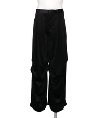 TAAKK(ターク)DRAPED VELVET TUCK PANTS