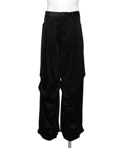 TAAKK(ターク)DRAPED VELVET TUCK PANTS