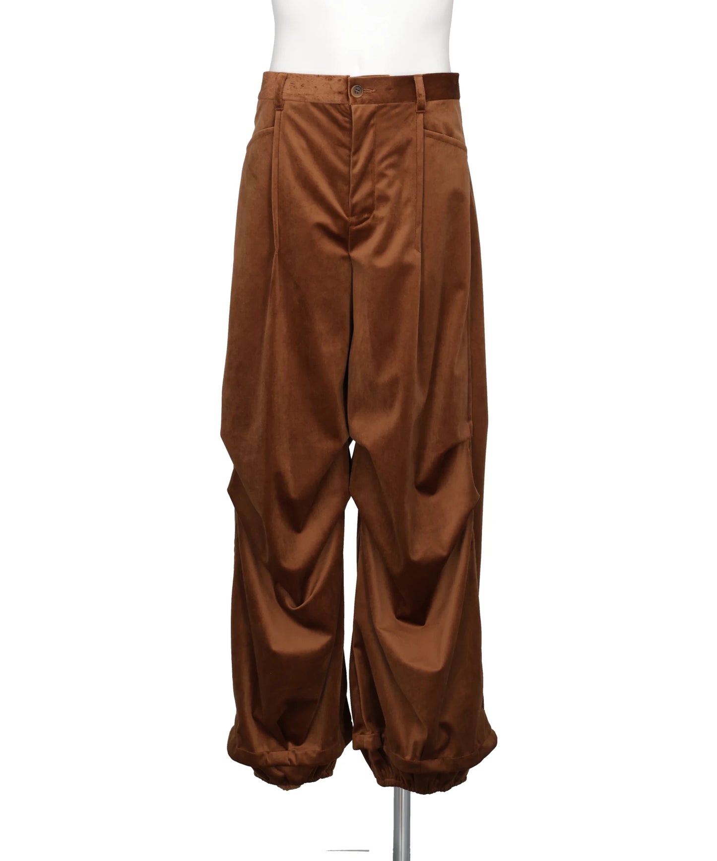 TAAKK(ターク) 2026AW DRAPED VELVET TUCK PANTS TA26AW-PT066