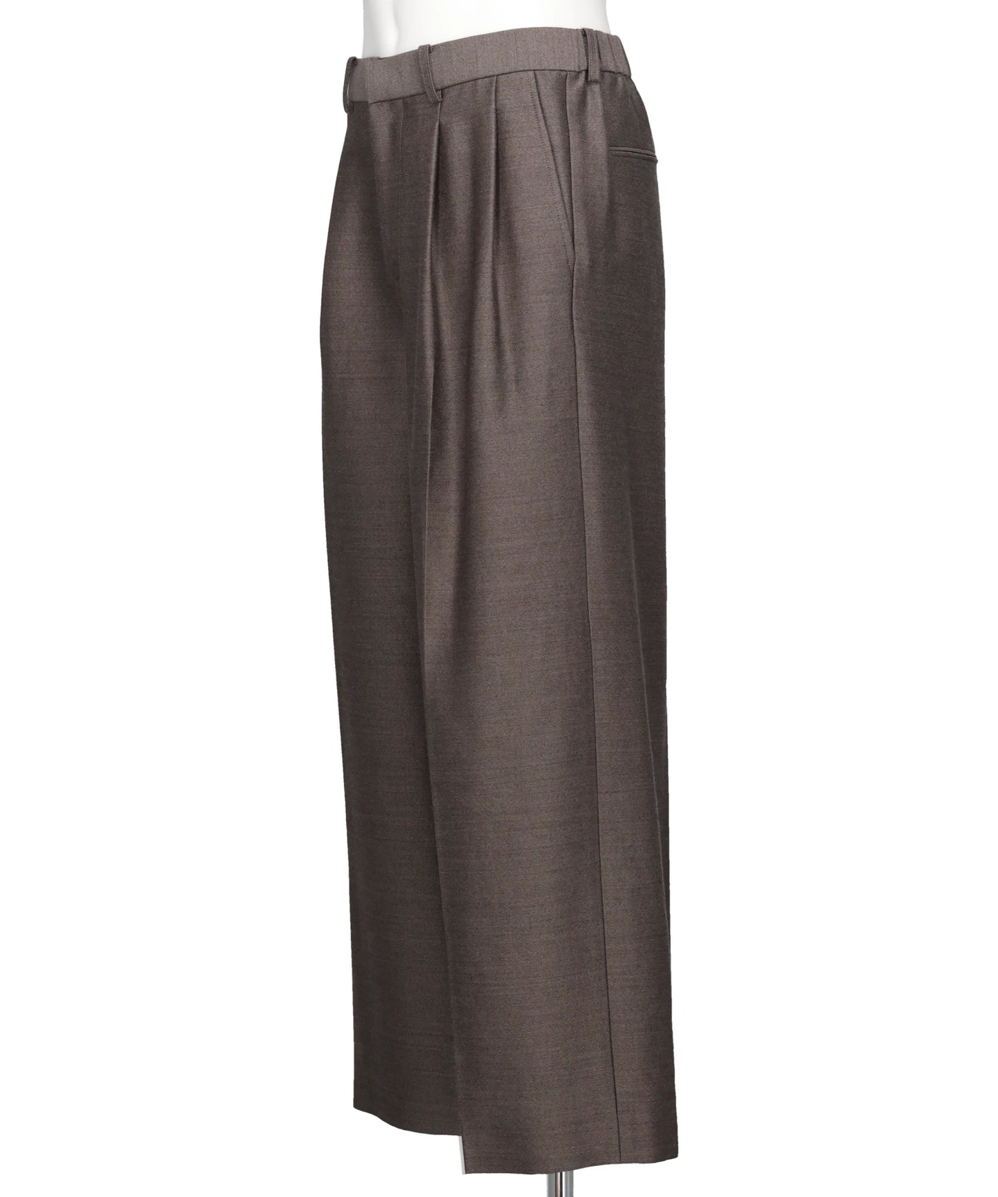 TWO-TUCK WIDE TROUSERS