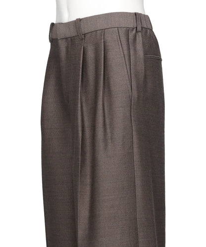 TWO-TUCK WIDE TROUSERS