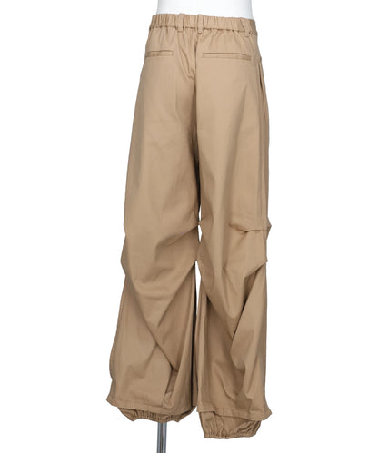 STRUCTURED CHINO TUCK PANTS