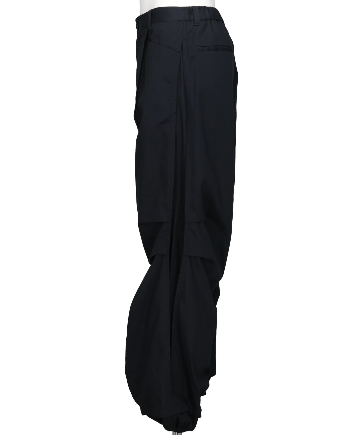 STRUCTURED CHINO TUCK PANTS