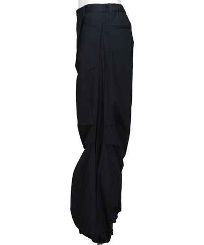 STRUCTURED CHINO TUCK PANTS