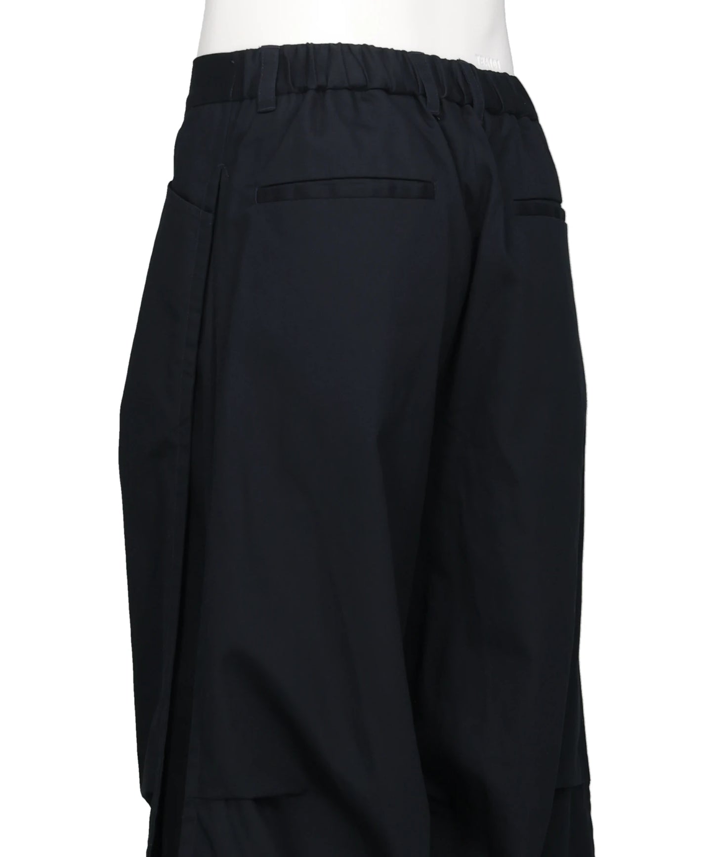 STRUCTURED CHINO TUCK PANTS