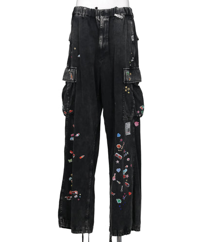 Maison MIHARA YASUHIRO(メゾンミハラヤスヒロ) 2026SS MILITARY PANTS w KIDS STICKER K16PT351
