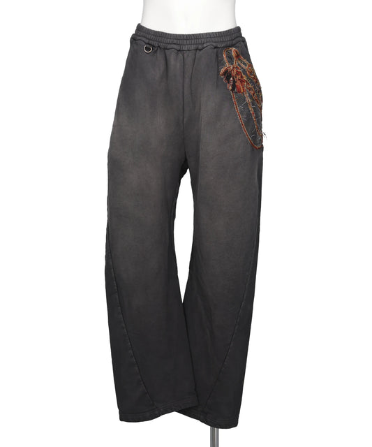 doublet（ダブレット）TROMPE L’OEIL EMBROIDERYSWEATPANTS
