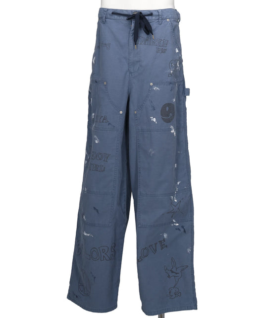 KAMIYA(カミヤ) 2026SS GRAFFITI PAINTER PANTS G16PT023
