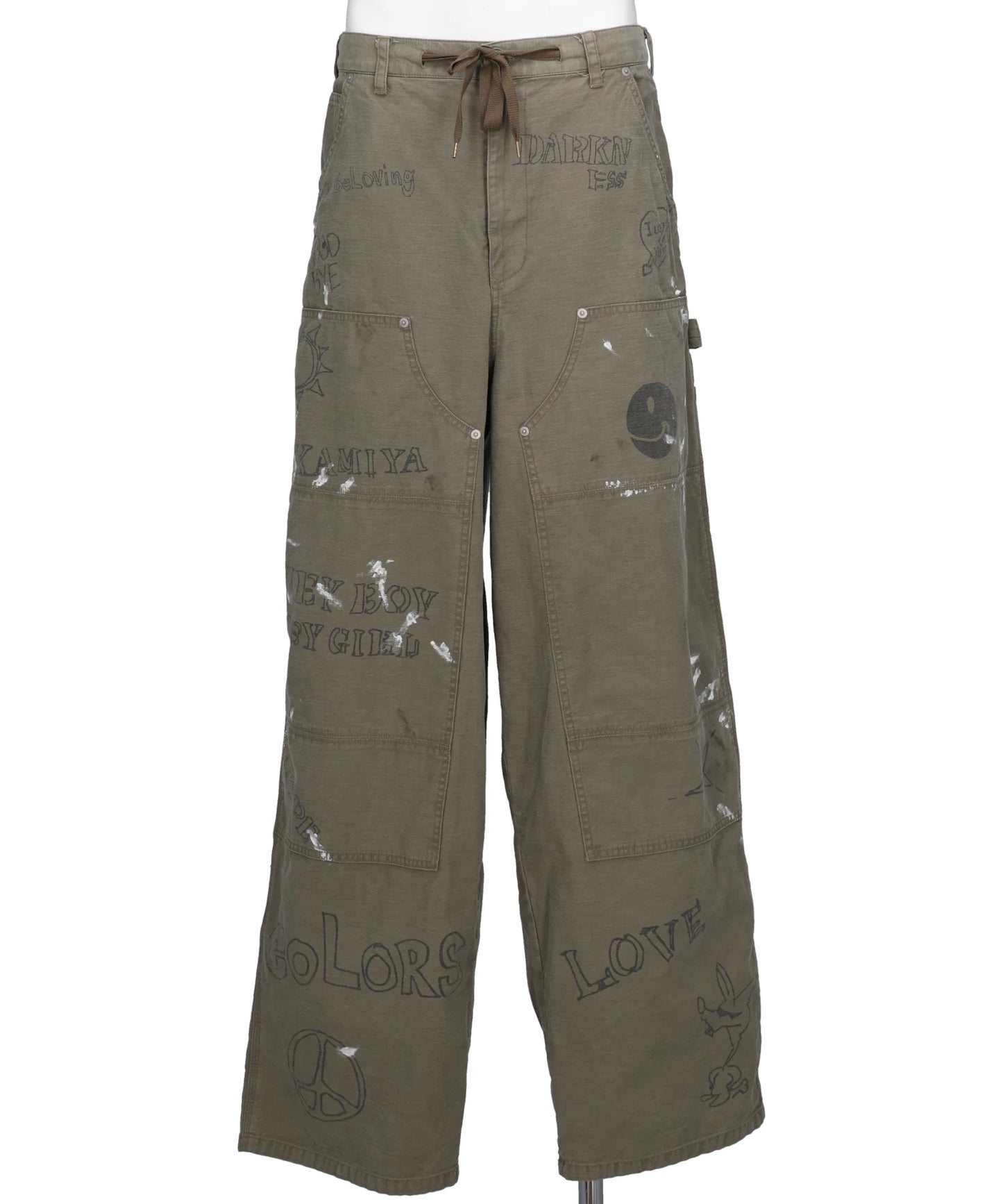 KAMIYA(カミヤ) 2026SS GRAFFITI PAINTER PANTS G16PT023